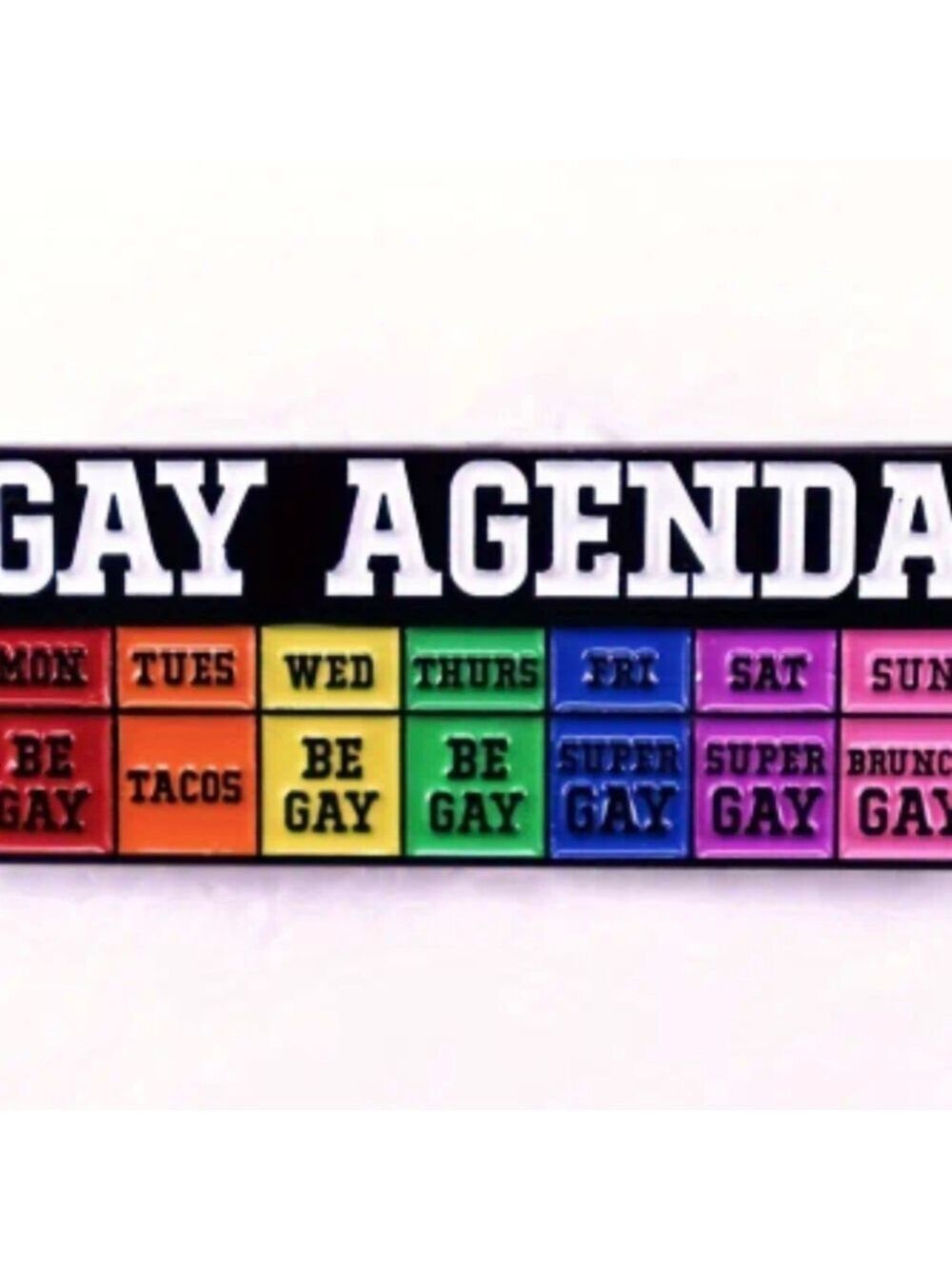 🌈 PIN- The Gay Agenda you've heard about....